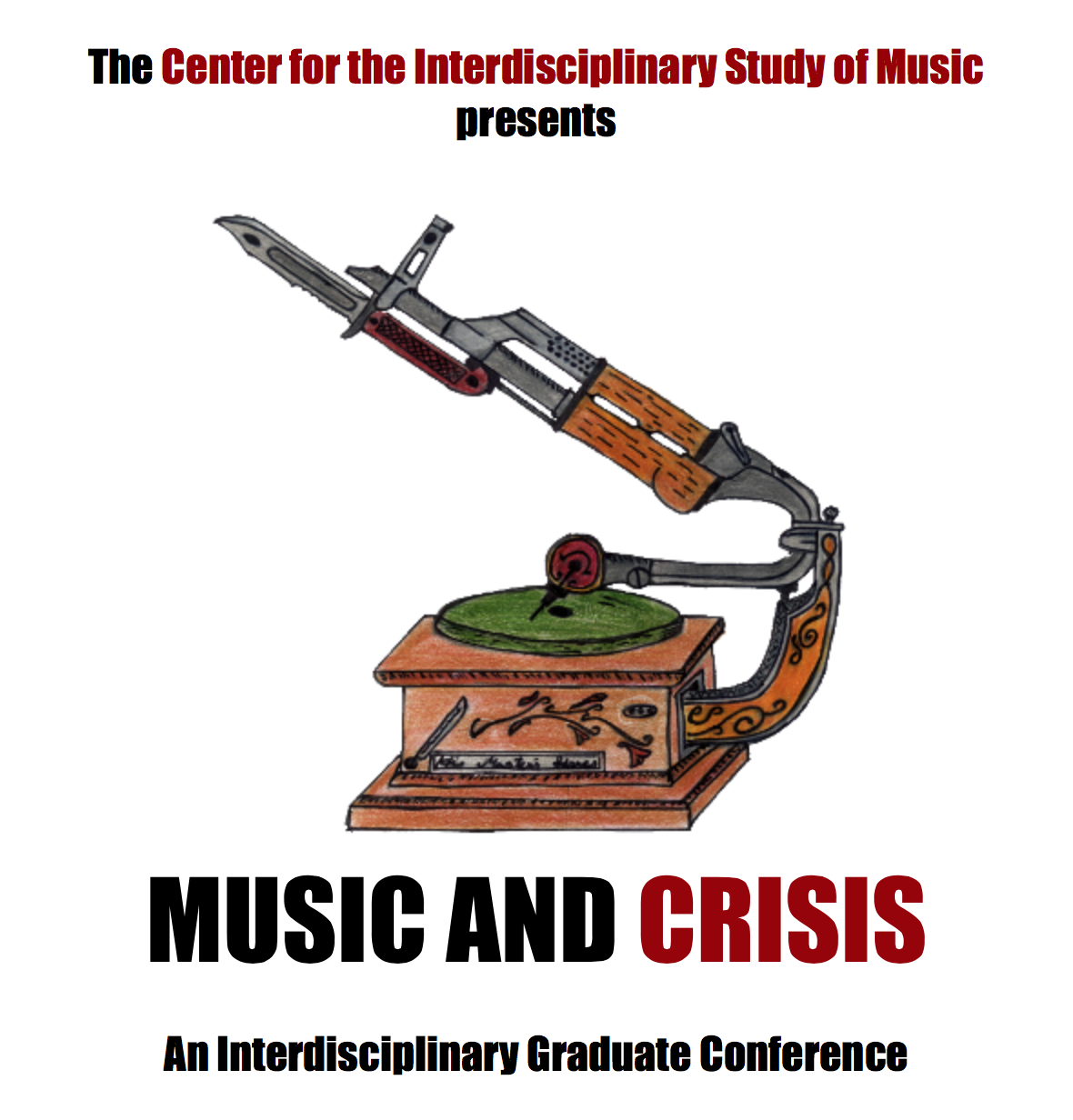 music and crisis poster
